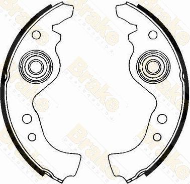 Brake Engineering SH1160 - Brake Shoe Set autospares.lv