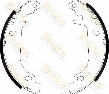 Brake Engineering SH1211 - Brake Shoe Set autospares.lv