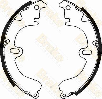 Brake Engineering SH1224 - Brake Shoe Set autospares.lv