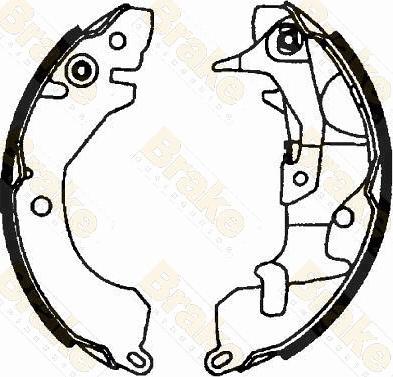 Brake Engineering SH1225 - Brake Shoe Set autospares.lv