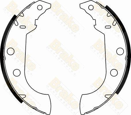 Brake Engineering SH1272 - Brake Shoe Set autospares.lv