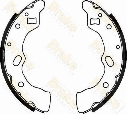 Brake Engineering SH2490 - Brake Shoe Set autospares.lv