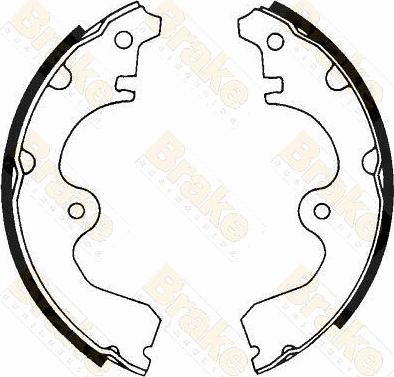 Brake Engineering SH2456 - Brake Shoe Set autospares.lv