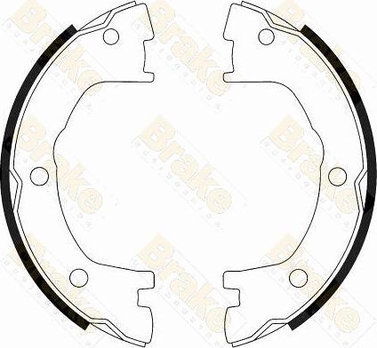 Brake Engineering SH2556 - Brake Shoe Set, parking brake autospares.lv