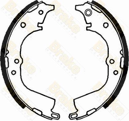 Brake Engineering SH2525 - Brake Shoe Set autospares.lv