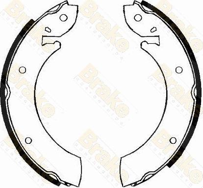 Brake Engineering SH2087 - Brake Shoe Set autospares.lv