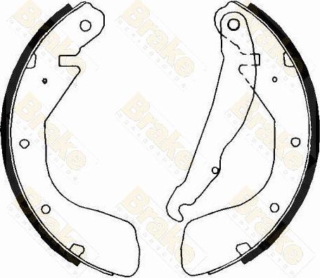 Brake Engineering SH2369 - Brake Shoe Set autospares.lv