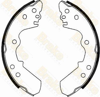 Brake Engineering SH2367 - Brake Shoe Set autospares.lv