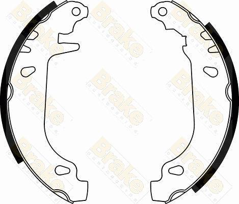 Brake Engineering SH2302 - Brake Shoe Set autospares.lv