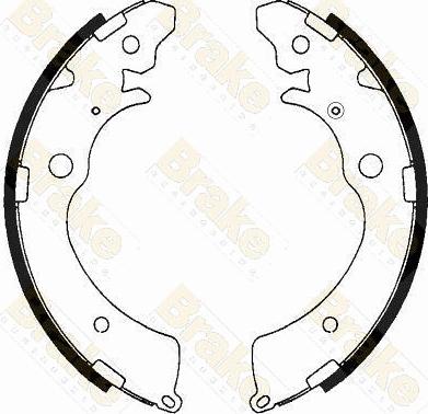 Brake Engineering SH2316 - Brake Shoe Set autospares.lv