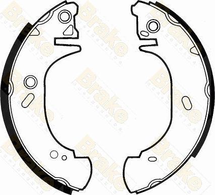 Brake Engineering SH2312 - Brake Shoe Set autospares.lv