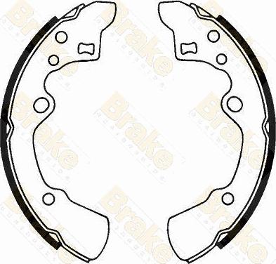 Brake Engineering SH2320 - Brake Shoe Set autospares.lv