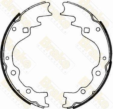 Brake Engineering SH2322 - Brake Shoe Set autospares.lv