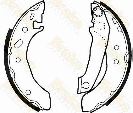 Brake Engineering SH2253 - Brake Shoe Set autospares.lv