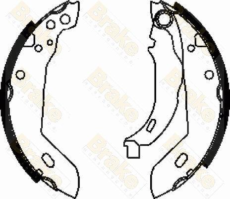 Brake Engineering SH2228 - Brake Shoe Set autospares.lv