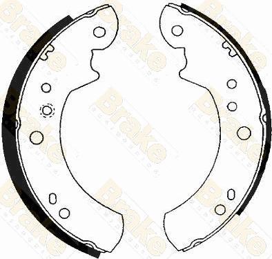 Brake Engineering SH2222 - Brake Shoe Set autospares.lv