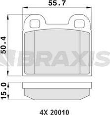 Valeo 671187 - Brake Pad Set, disc brake autospares.lv