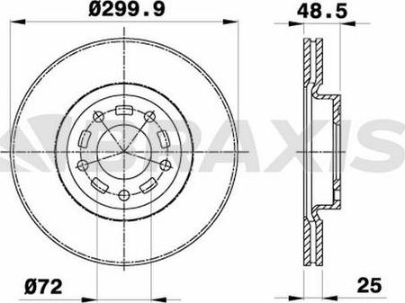 E.T.F. 19-3273 - Brake Disc autospares.lv