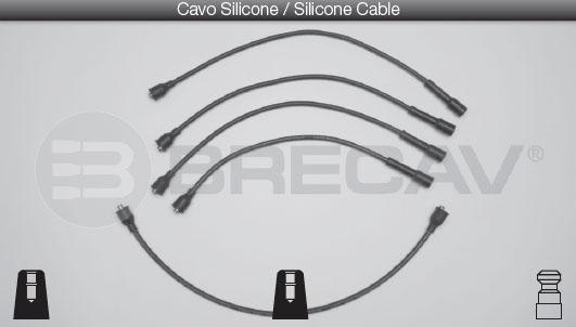 Brecav 02.401 - Ignition Cable Kit autospares.lv