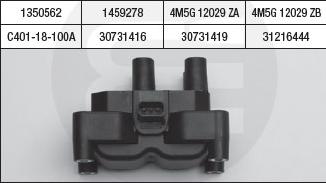 Brecav 215.006E - Ignition Coil autospares.lv