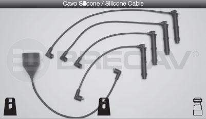 Brecav 22.521 - Ignition Cable Kit autospares.lv