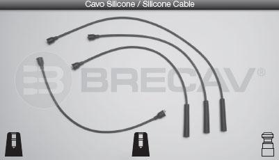 Brecav 27.505 - Ignition Cable Kit autospares.lv