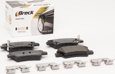 Breck 24934 00 702 00 - Brake Pad Set, disc brake autospares.lv