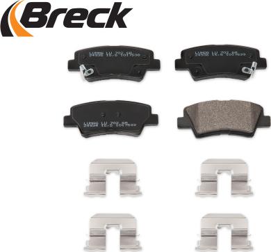 Breck 24934 00 702 00 - Brake Pad Set, disc brake autospares.lv