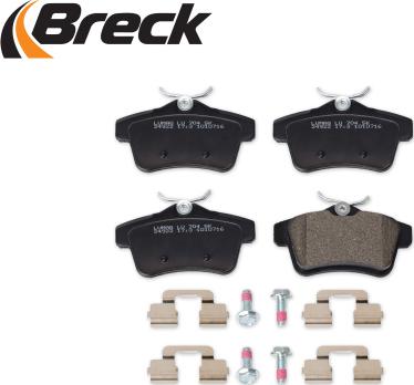 Breck 24922 00 704 00 - Brake Pad Set, disc brake autospares.lv