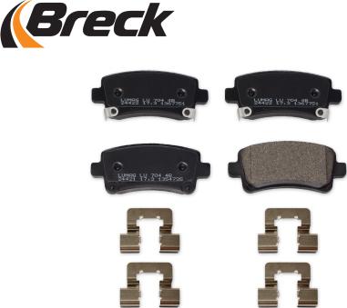 Breck 24421 00 704 10 - Brake Pad Set, disc brake autospares.lv