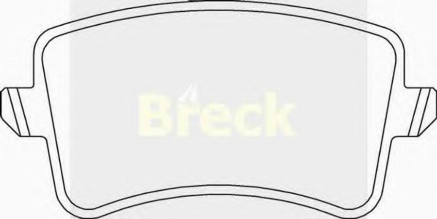 Breck 24606 00 702 00 - Brake Pad Set, disc brake autospares.lv