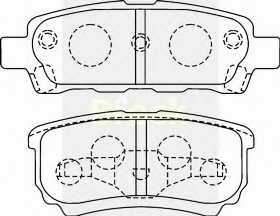 Breck 2401400C - Brake Pad Set, disc brake autospares.lv