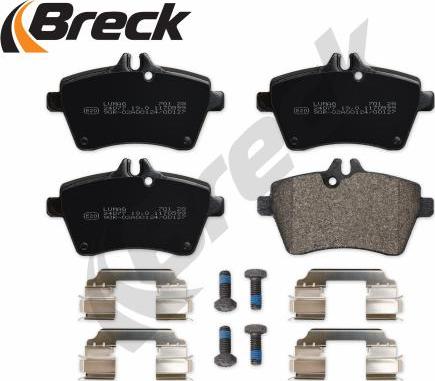 Breck 24077 00 701 00 - Brake Pad Set, disc brake autospares.lv