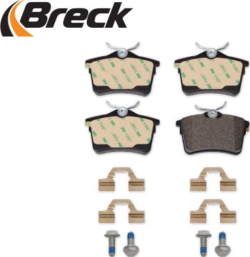 Breck 24765 00 704 00 - Brake Pad Set, disc brake autospares.lv