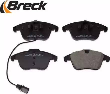 Breck 24706 00 701 10 - Brake Pad Set, disc brake autospares.lv