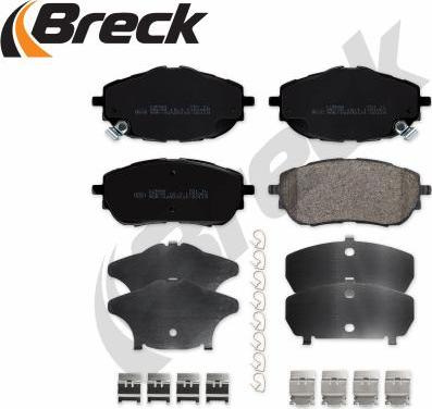 Breck 25698 00 701 00 - Brake Pad Set, disc brake autospares.lv