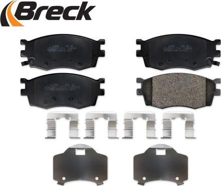 Breck 25019 00 702 00 - Brake Pad Set, disc brake autospares.lv