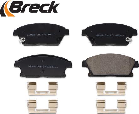 Breck 25034 00 701 10 - Brake Pad Set, disc brake autospares.lv