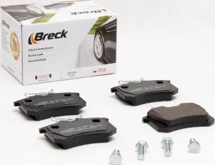 Breck 20961 00 704 00 - Brake Pad Set, disc brake autospares.lv