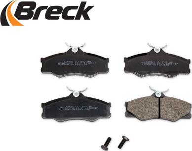 Breck 20979 00 703 00 - Brake Pad Set, disc brake autospares.lv