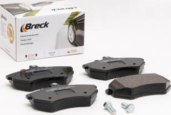 Breck 20168 10 701 00 - Brake Pad Set, disc brake autospares.lv