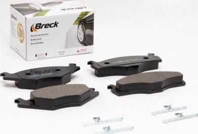 Breck 20887 20 702 00 - Brake Pad Set, disc brake autospares.lv