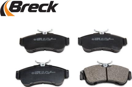 Breck 21546 00 701 00 - Brake Pad Set, disc brake autospares.lv