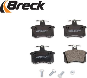 Breck 21144 00 704 00 - Brake Pad Set, disc brake autospares.lv