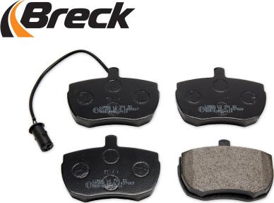 Breck 21160 00 701 10 - Brake Pad Set, disc brake autospares.lv