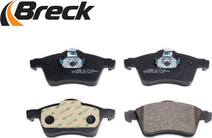 Breck 21883 00 701 00 - Brake Pad Set, disc brake autospares.lv