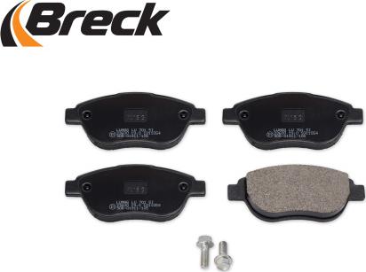 Breck 23600 00 701 00 - Brake Pad Set, disc brake autospares.lv