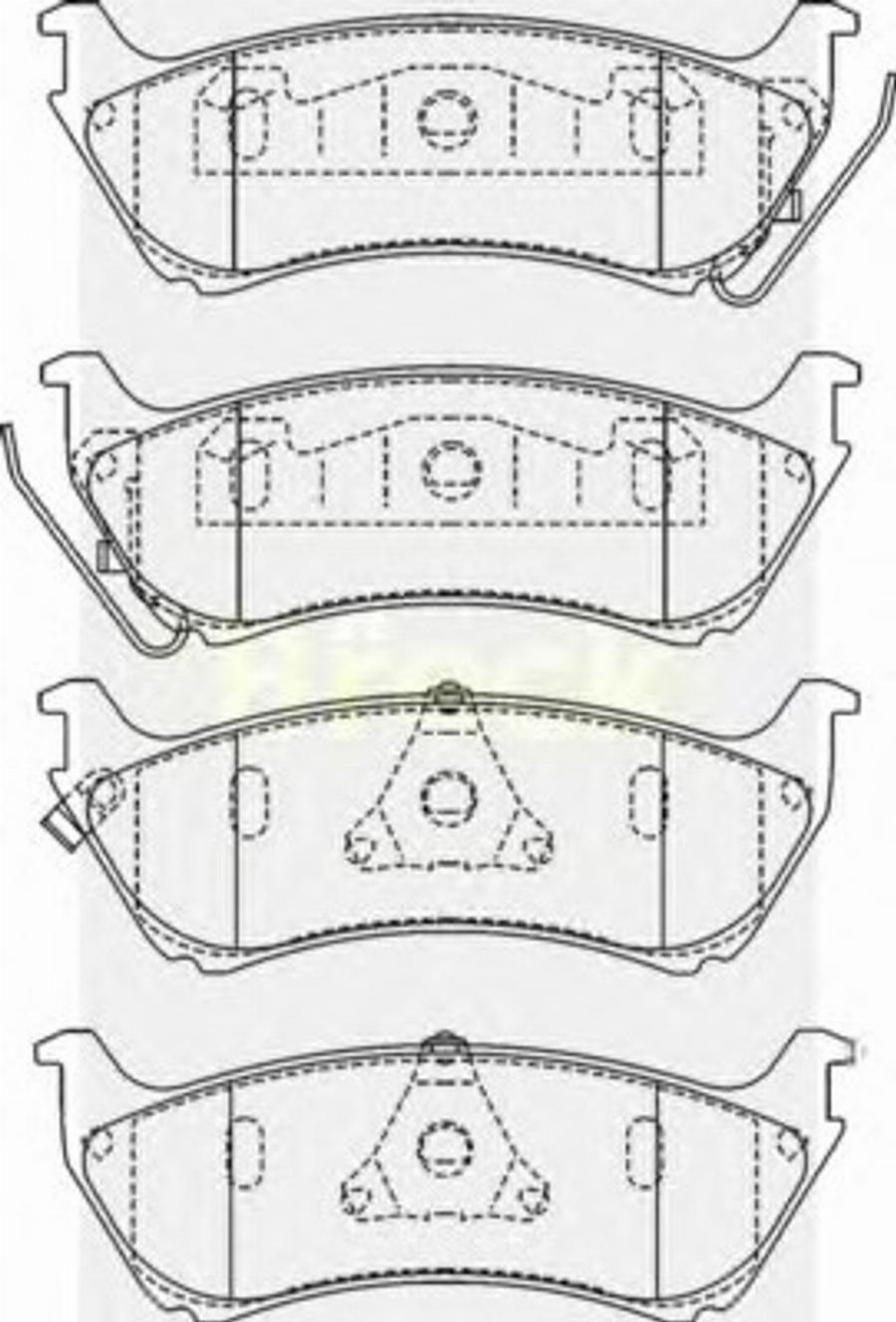 Breck 2318900C - Brake Pad Set, disc brake autospares.lv