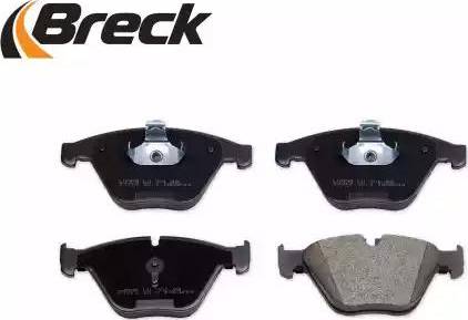 Breck 23312 00 701 20 - Brake Pad Set, disc brake autospares.lv