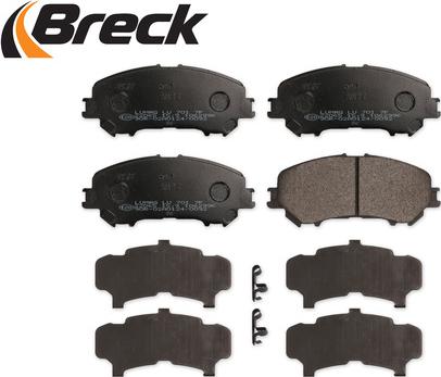 Breck 22065 00 701 10 - Brake Pad Set, disc brake autospares.lv